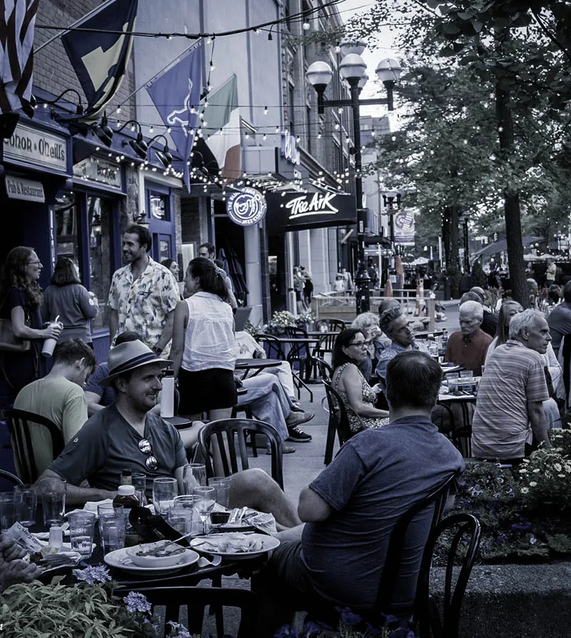 Audience enjoying an outdoor concert